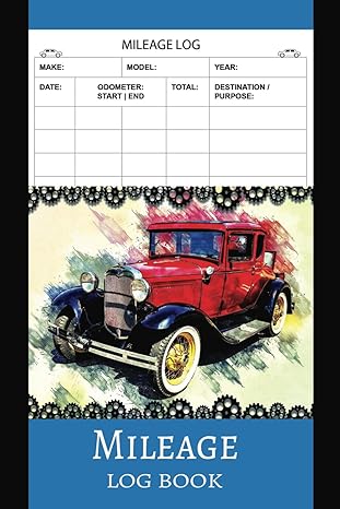 mileage log book mileage car tracker for business auto driving record book for taxes vehicle expense