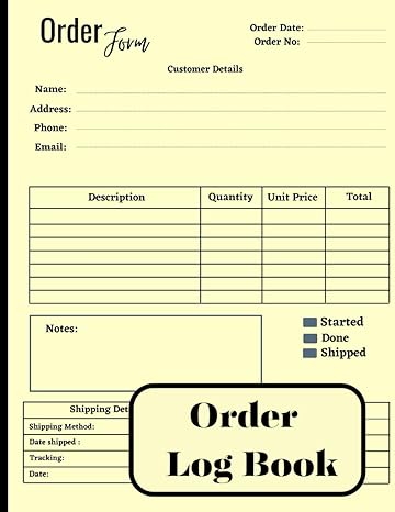 order log book order log book tracker for business men women 1st edition badr bouinid publishing b0cmhmws6g