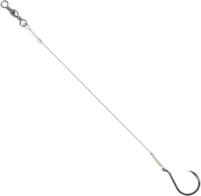 ‎annibby xtra strong offset circle hooks saltwater fishing hook rig size 1 10/0  ‎annibby b08l6cbqx5