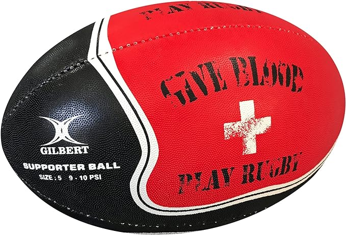 ?gilbert give blood rugby ball size 5  ?gilbert b004hefz32