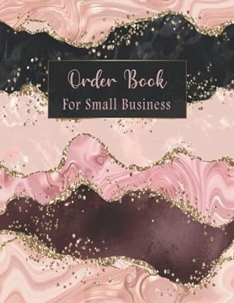 order book for small business order forms for small business simple order tracker order log book order log