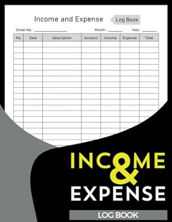 income and expense log book income and expense log book bookkeeping record book for small business monthly