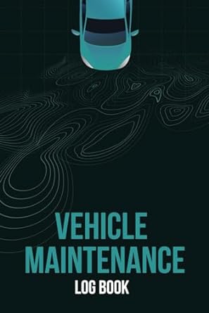 vehicle maintenance log book car maintenance log book repair and service record book for cars trucks and