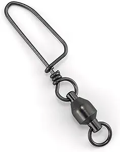 alwonder 20 pack ball bearing swivels with snaps fishing saltwater tackle coastlock size 1-35lb  ‎alwonder