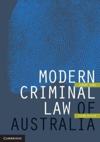 modern criminal law of australia 2nd edition jeremy gans 1107565979, 9781107565975
