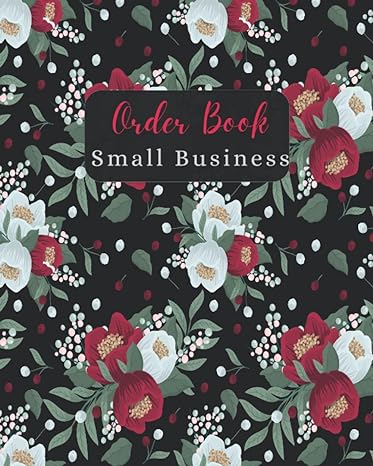 order book small business size 8 x 10 inches 1st edition orders andsales 979-8759294771