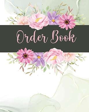 order book size 8 x 10 inches 1st edition orders andsales 979-8769916830