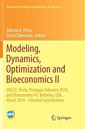 modeling dynamics optimization and bioeconomics i dgs iii porto portugal february 2014 and bioeconomy vil