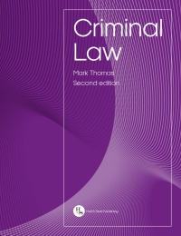 criminal law 2nd edition mark thomas 1916243134, 9781916243132
