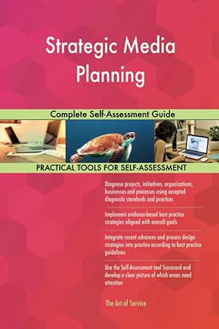 strategic media planning  self assessment guide 1st edition gerardus blokdyk 0655430067, 978-0655430063