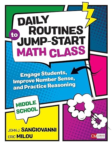 daily routines to jump start math class middle school engage students improve number sense and practice