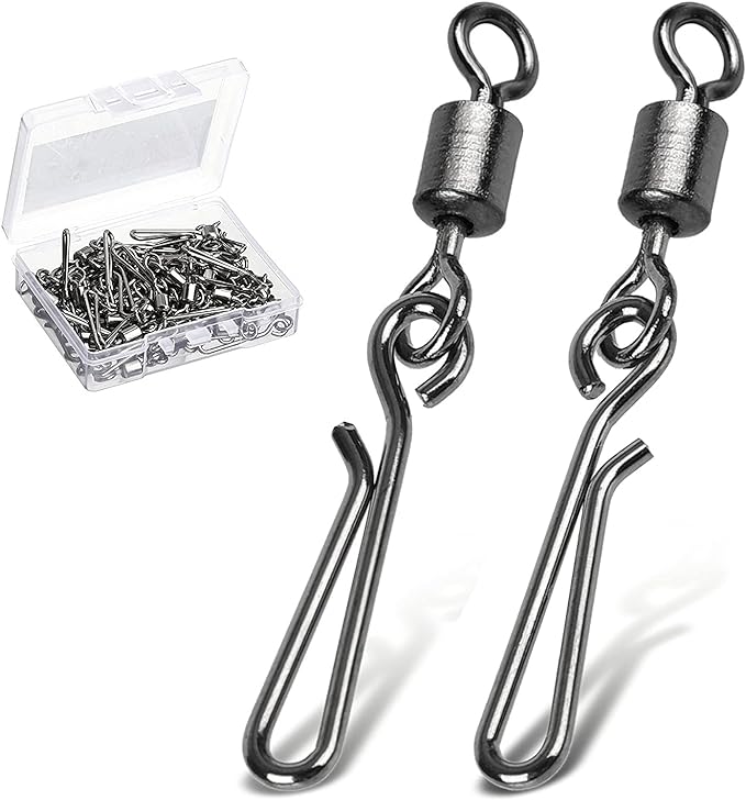 amysports rolling connector fishing swivel saltwater corrosion resistance freshwater accessories 