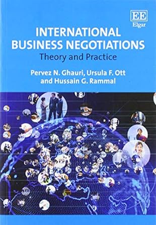international business negotiations theory and practice 1st edition pervez n. ghauri ,ursula f. ott ,hussain