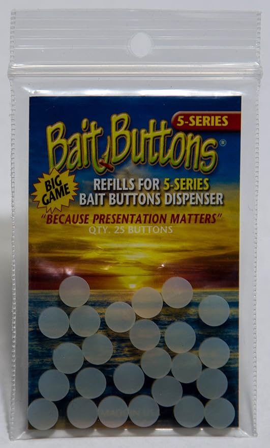 bait buttons big game refill translucent  ?bait buttons b00ldypdn6
