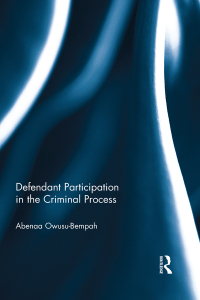 defendant participation in the criminal process 1st edition abenaa owusu  bempah 0367075547, 9780367075545