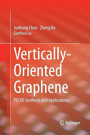 vertically oriented graphene pecvd synthesis and applications 1st edition junhong chen ,zheng bo ,ganhua lu