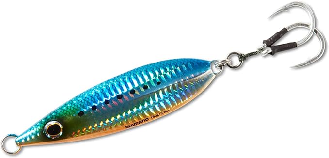 shimano butterfly flat fall fishing jig 130g blue sardine  ?shimano b00e5mfeu0