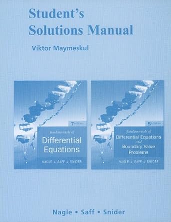 fundamentals of differential equations and fundamentals of differential equations with boundary value