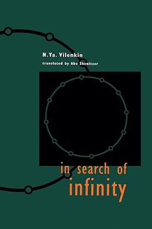 in search of infinity 1st edition n ya vilenkin 1461269156, 978-1461269151
