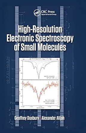 high resolution electronic spectroscopy of small molecules 1st edition geoffrey duxbury ,alexander alijah