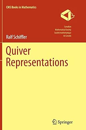quiver representations 1st edition ralf schiffler 3319363174, 978-3319363172