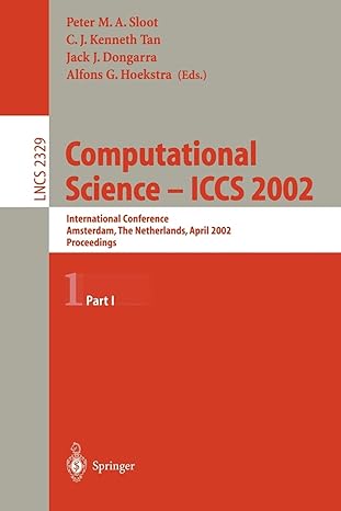 computational science iccs 2002 international conference amsterdam the netherlands april  2002 proceedings