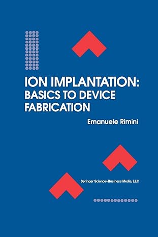ion implantation basics to device fabrication 1st edition emanuele rimini 146135952x, 978-1461359524
