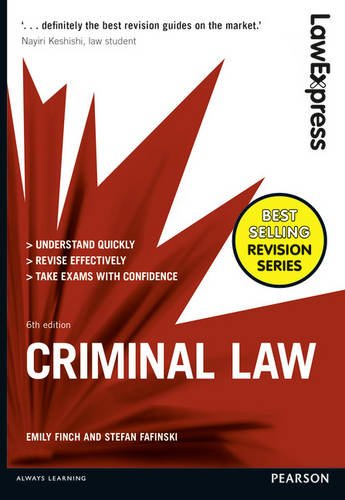criminal law 6th edition emily finch, stefan fafinski 1292086793, 9781292086798