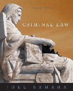 criminal law text only 8th edition joel samaha 0006057802, 9780006057802
