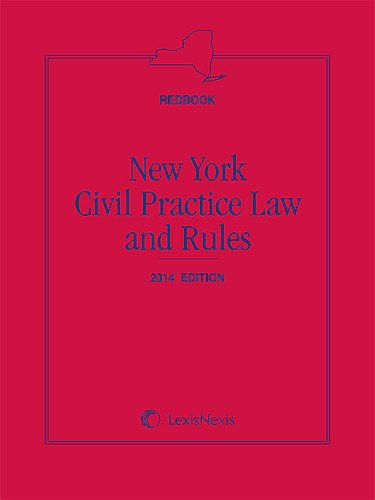 new york civil practice law and rules 1st edition lexisnexis 0769889735, 9780769889733