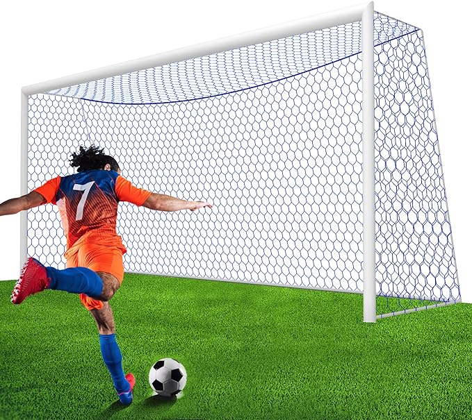 xxxyyy soccer goal net replacement 24x8ft professional on court quality 8 4 lbs 4mm nylon  ?xxxyyy b0bh327g6y