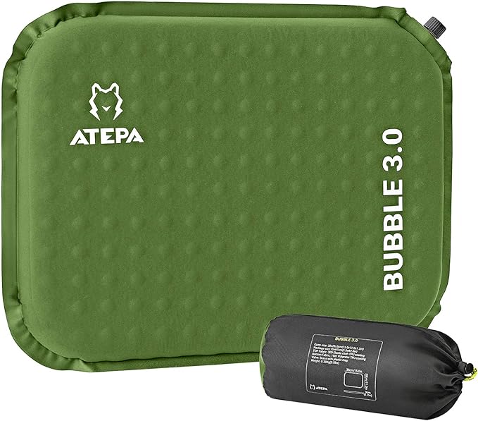 atepa 1 pack and 2 pack self inflating insulated seat cushion for stadium camping  ?atepa b082pszhsr