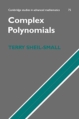 complex polynomials 1st edition t sheil small 0521102766, 978-0521102766
