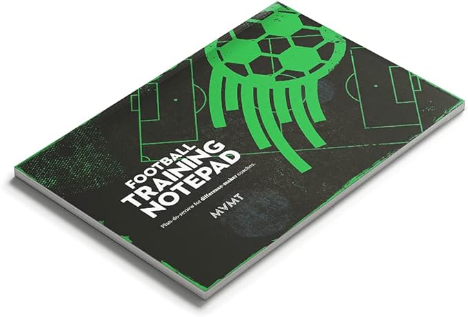 ‎Mvmt Sports Soccer Training Notepad 50 Page 8 27 X 11 69 Inch Tactical Practice