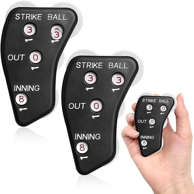 llmsix 2pcs umpire indicator 4 wheel baseball counter clicker  ‎llmsix b0c8hp9kbr