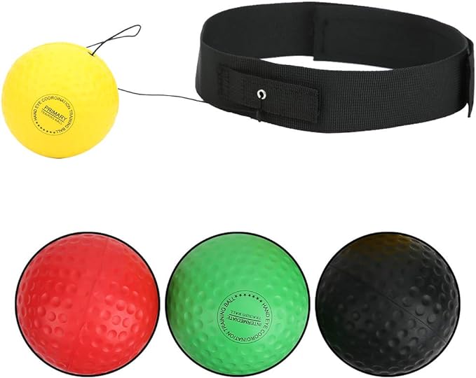 nitrip soft react head 4 balls mounted boxing reflex ball boxing exercise ball for fitness sports  ‎nitrip