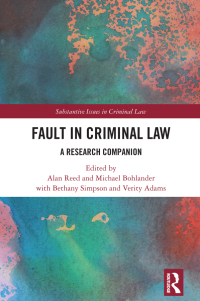 fault in criminal law a research companion 1st edition alan reed 1032245360, 9781032245362