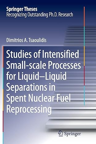 studies of intensified small scale processes for liquid liquid separations in spent nuclear fuel reprocessing