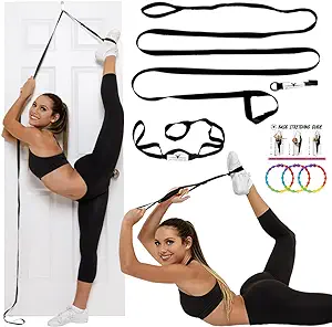 stunt stand door flexibility and stretching leg strap great for cheer dance gymnastics  stunt stand b01am688f0