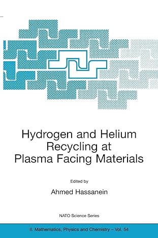 hydrogen and helium recycling at plasma facing materials 1st edition ahmed hassanein 1402005121,