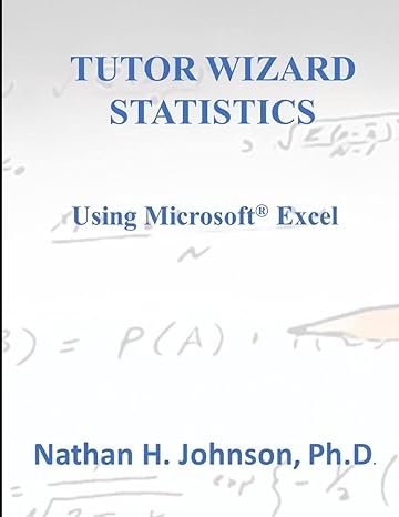 tutor wizard statistics 1st edition nathan johnson 1312770333, 978-1312770331