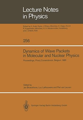 dynamics of wave packets in molecular and nuclear physics proceedings of the international meeting held in