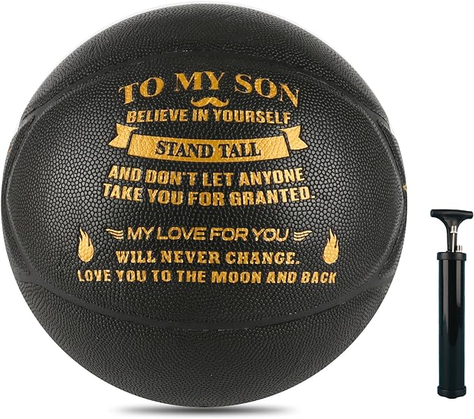 ancbrut customized engraved basketball with pump size 7 personalized birthday graduation  ‎ancbrut