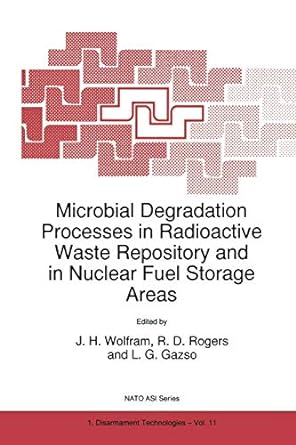 microbial degradation processes in radioactive waste repository and in nuclear fuel storage areas 1st edition