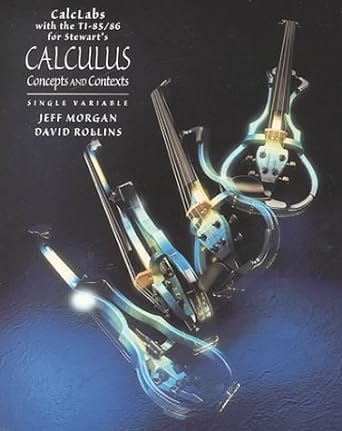 calculus concept and context 1st edition david rollins 0534349692, 978-0534349691