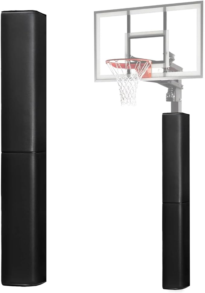 proslam basketball pole pad 72 tall and 2 thick fits 5x5 inch all weather durable uv resistant waterproof