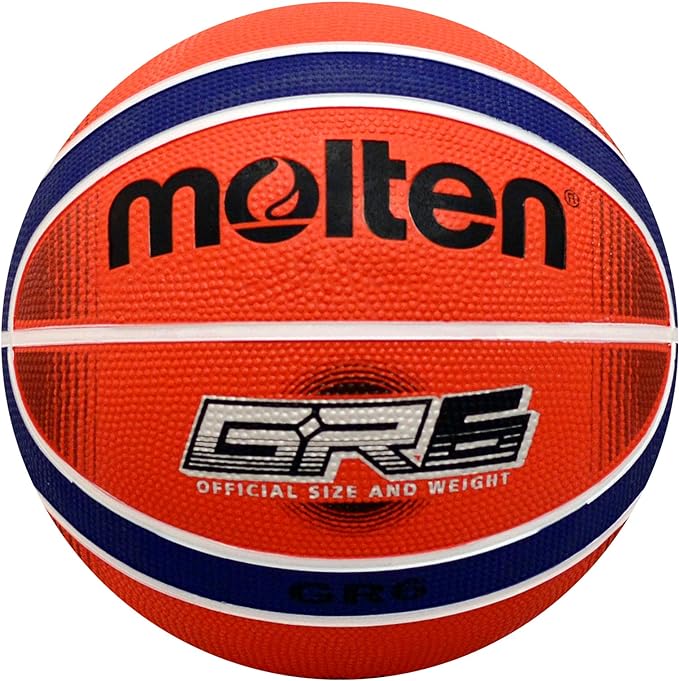 Molten Premium 12 Panel Design Rubber Basketball ‎Junior Size 5