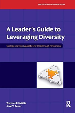 a leader s guide to leveraging diversity strategic learning capabilities for breakthrough performance 1st