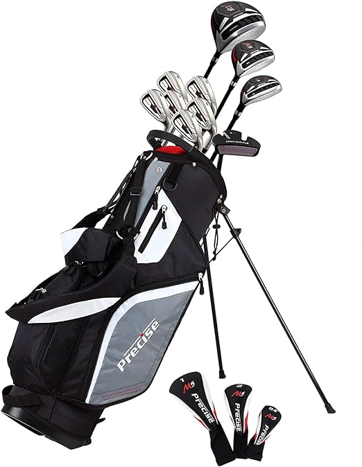 precise m5 men's complete golf clubs package set includes titanium driver  ‎precise golf b08f4l2d5h