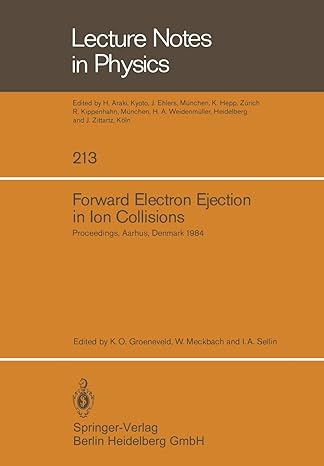 forward electron ejection in ion collisions proceedings of a symposium held at the physics institute